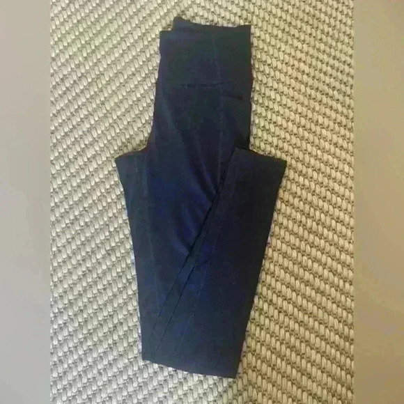 VICTORIA'S SECRET Essential Pocket Leggings High Rise Cotton Black Size S - Picture 7 of 9